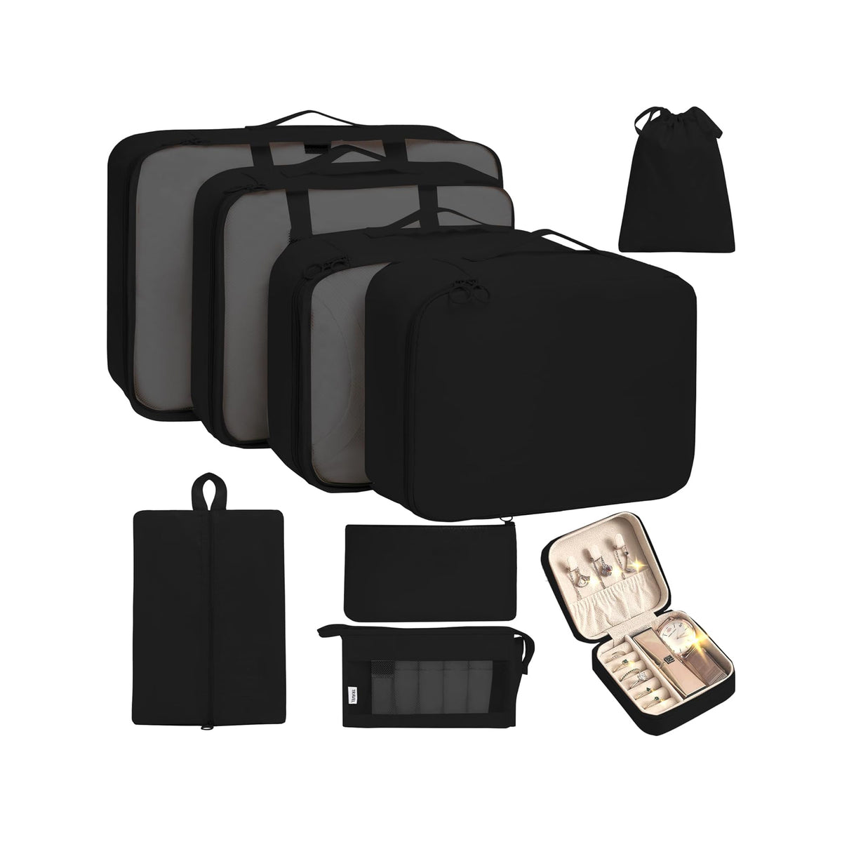 Trailkicker Set of 9 Suitcase Organizer
